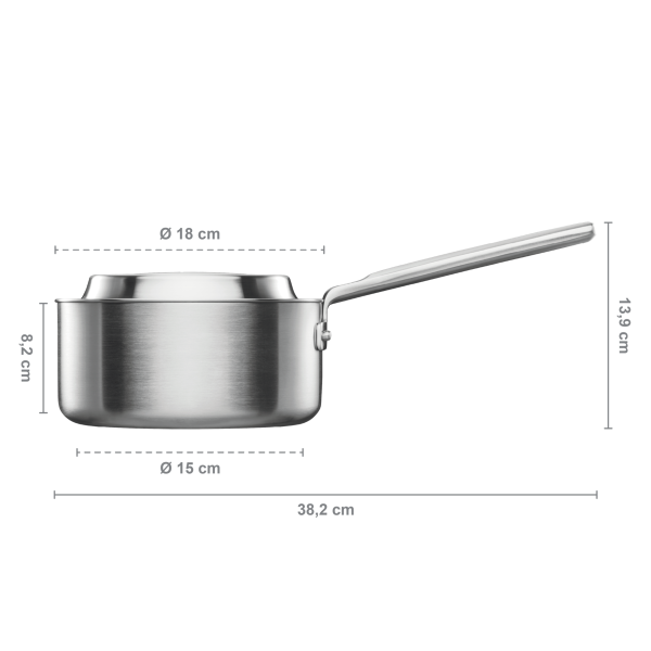 Norden steel puodas padažams 1,8 L