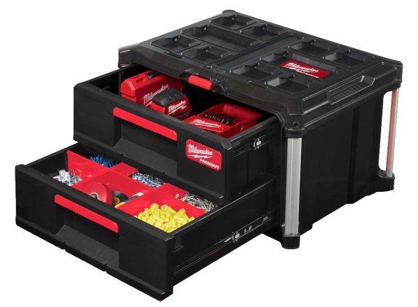 Įrankių dėžė Packout su 2 stalčiais
