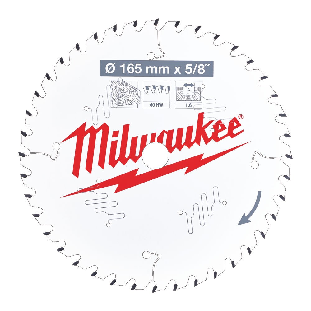 Pjovimo diskų medienai komplektas165 x 15.8 mm, 24/40 dantų Pjovimo diskų medienai komplektas165 x 15.8 mm, 24/40 dantų - Image 9