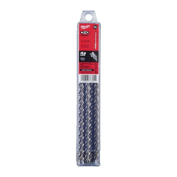 Grąžtas SDS Plus RX4 10x215 mm (10vnt)