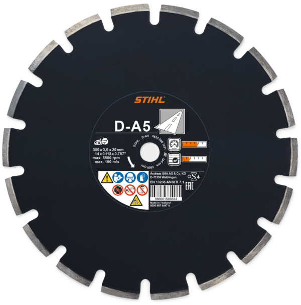 Diskas deimantinis ø350 DF 80A (asfaltui)
