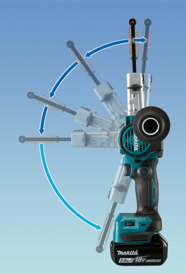Akumuliatorinis juostinis šlifuoklis DBS180Z - Image 6