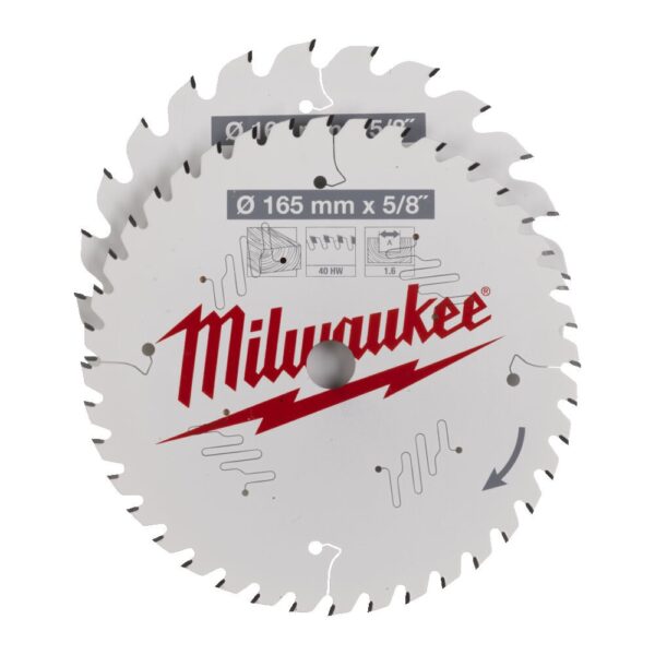 Pjovimo diskų medienai komplektas165 x 15.8 mm, 24/40 dantų - Image 3