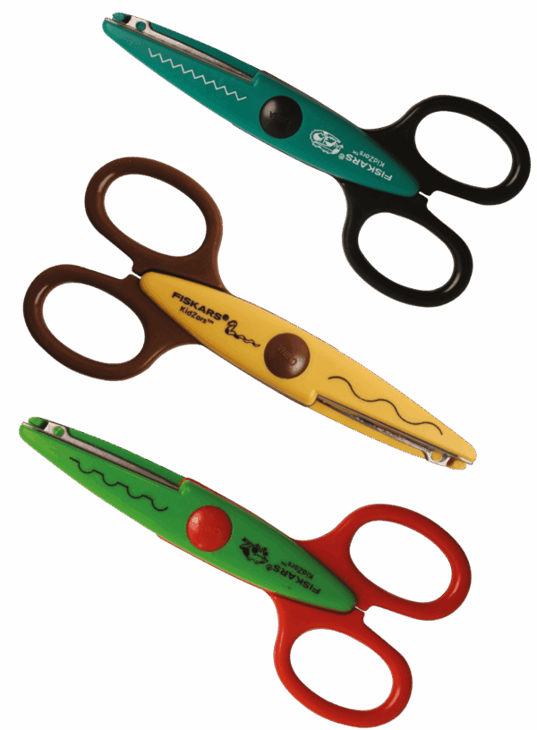 Kidzors vaikiškų  figūrinių žirklių rinkinys 3 vnt., Pelkių gyvūnai - Image 3