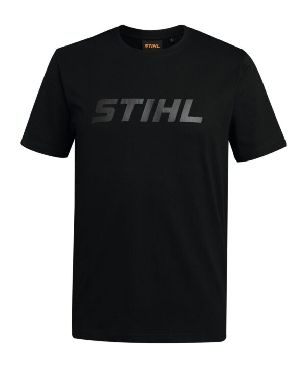 Marškinėliai reklaminiai STIHL "BLACK LOGO" juodi (L)