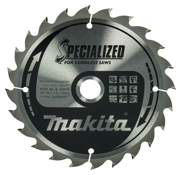 Pjovimo diskas, 165x20 mm, medienai SPECIALIZED - Image 2