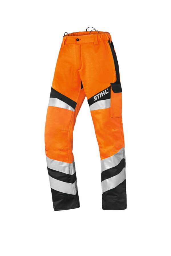 Kelnės apsauginės PROTECT FS (oranž.) (XL) (↕178-184), (↔96-106)