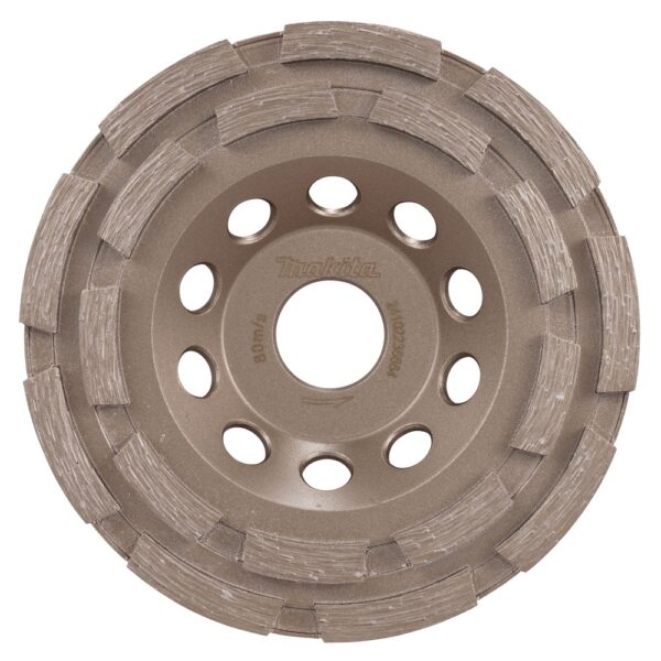 Deimantinis šlifavimo diskas betonui, 125mm dvigubo segmento - Image 2