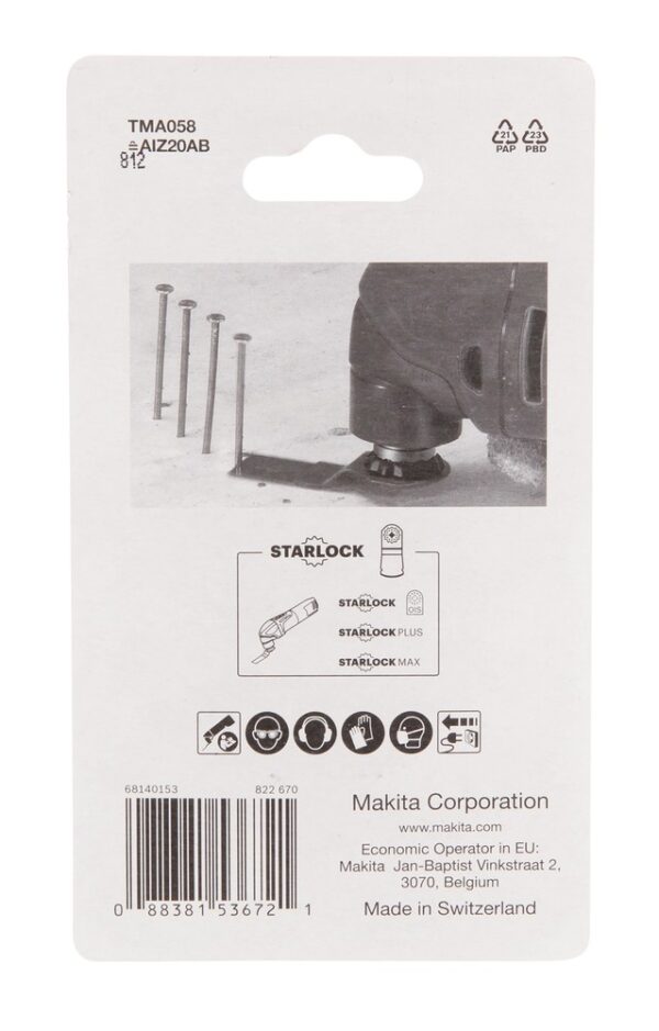 Priedas daugiafunkciniam įrankiui, medienai ir metalui, 20 mm (5vnt) - Image 5