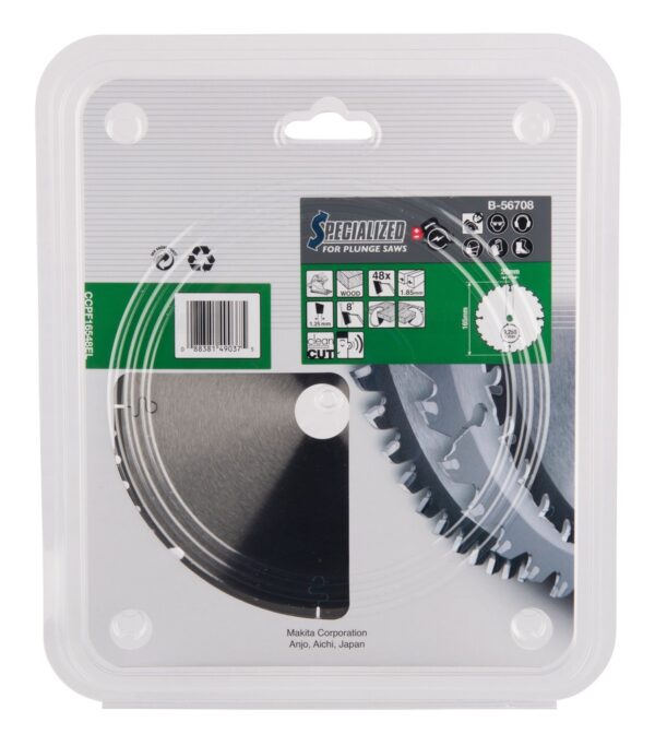 Pjovimo diskas, 165x20x1,85 mm, medienai 8° T48 SPECIALIZED