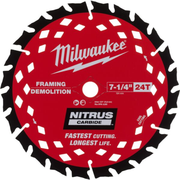 Pjovimo diskas medienai su vinimis 190x1.6x30mm 24dant.