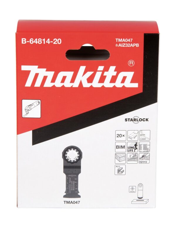 Priedas daugiafunkciniam įrankiui medienai-metalui pjauti (32 mm) TMA047 (20vnt) - Image 3