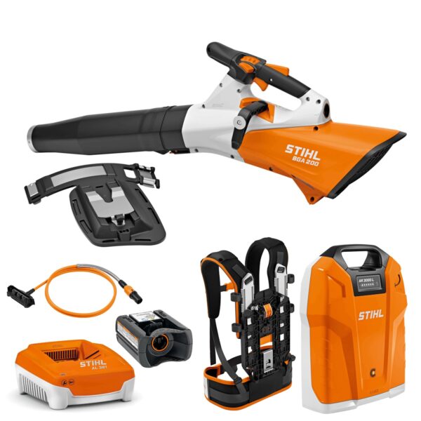 Pūtiklis akumuliatorinis STIHL BGA 200 (be akum. ir pakrov.) su nešiojimo sistema BA014900400 - Image 11