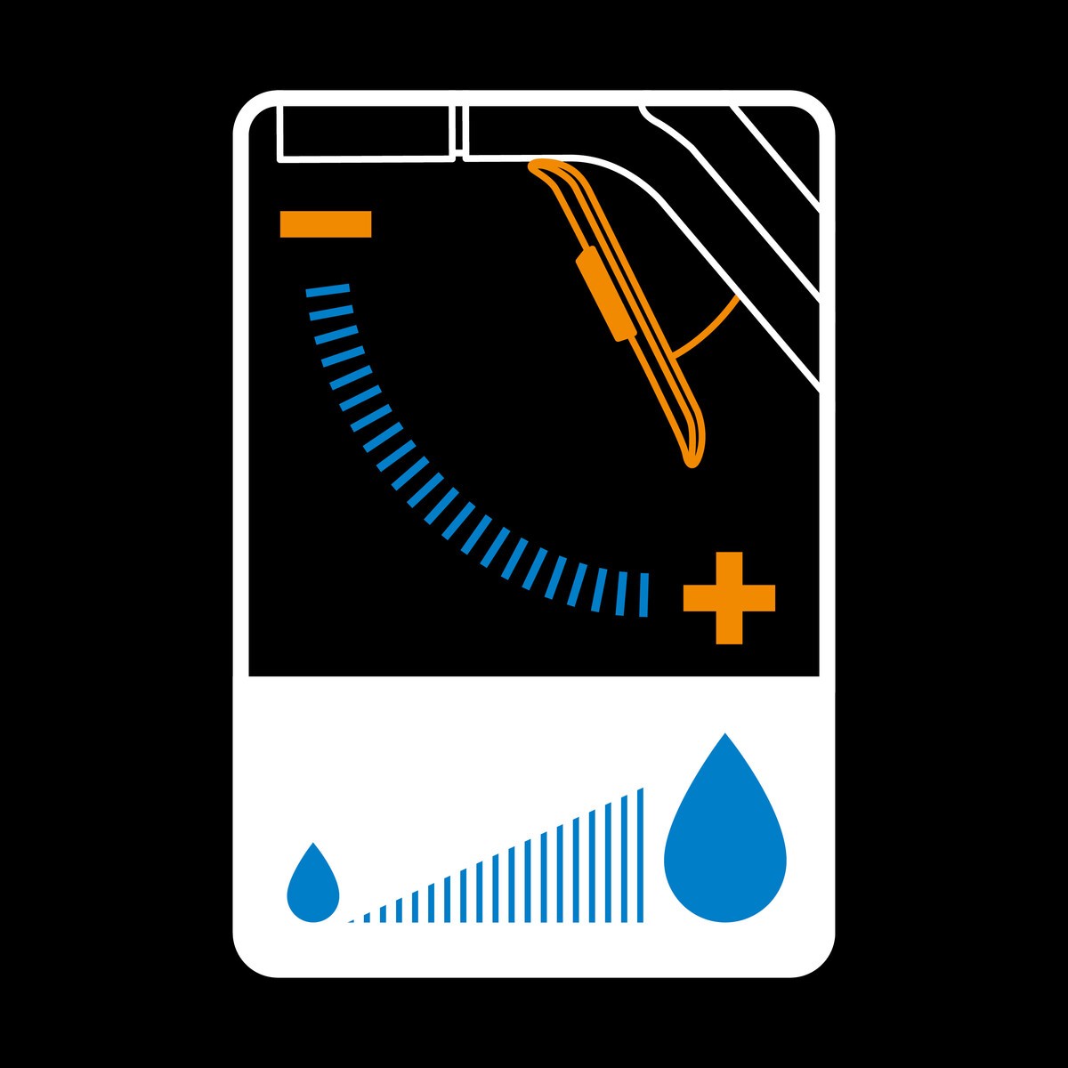 „Comfort“ reguliuojamas laistymo pistoletas, su valdymu priekyje - Image 3