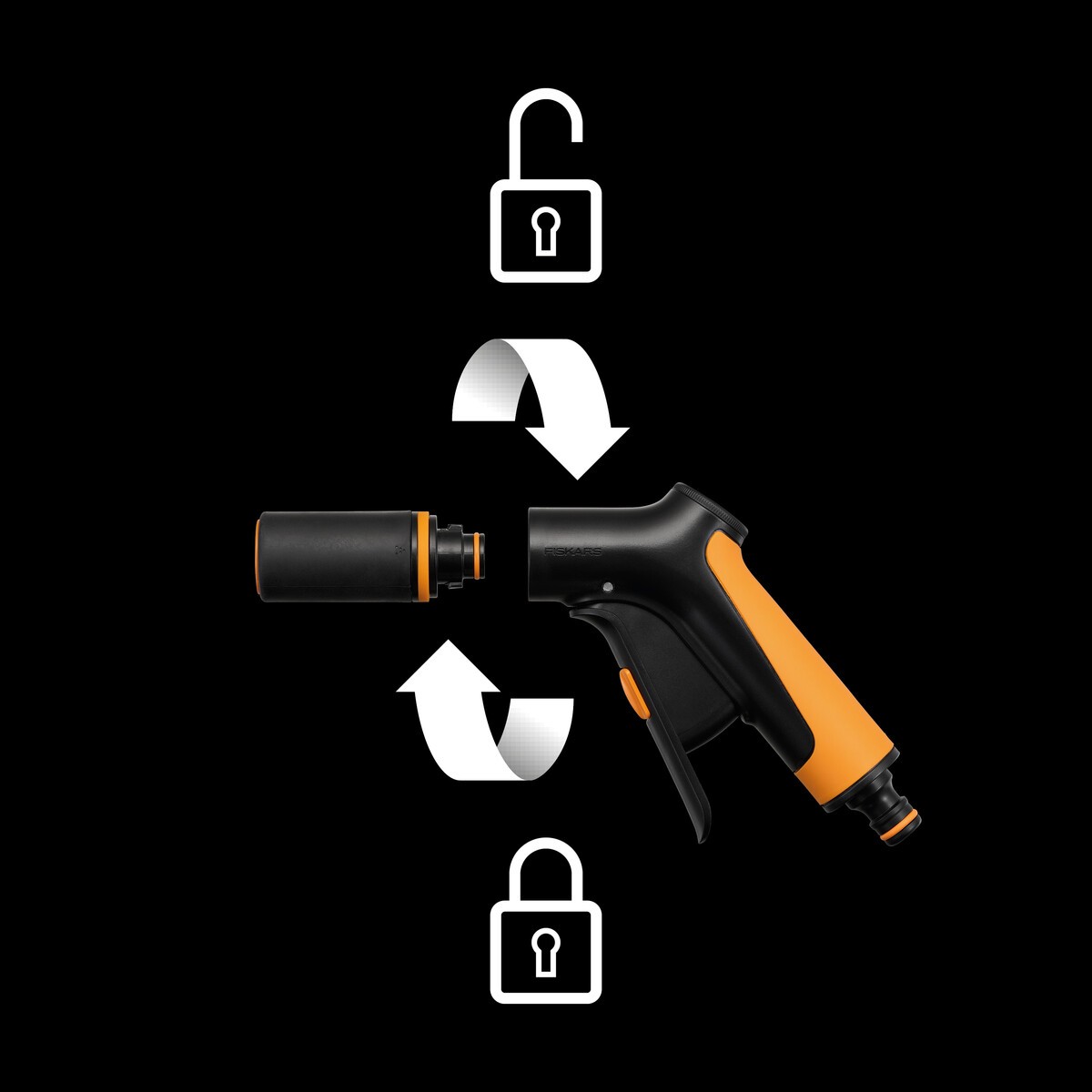 „Comfort“ reguliuojamas laistymo pistoletas, su valdymu priekyje - Image 4