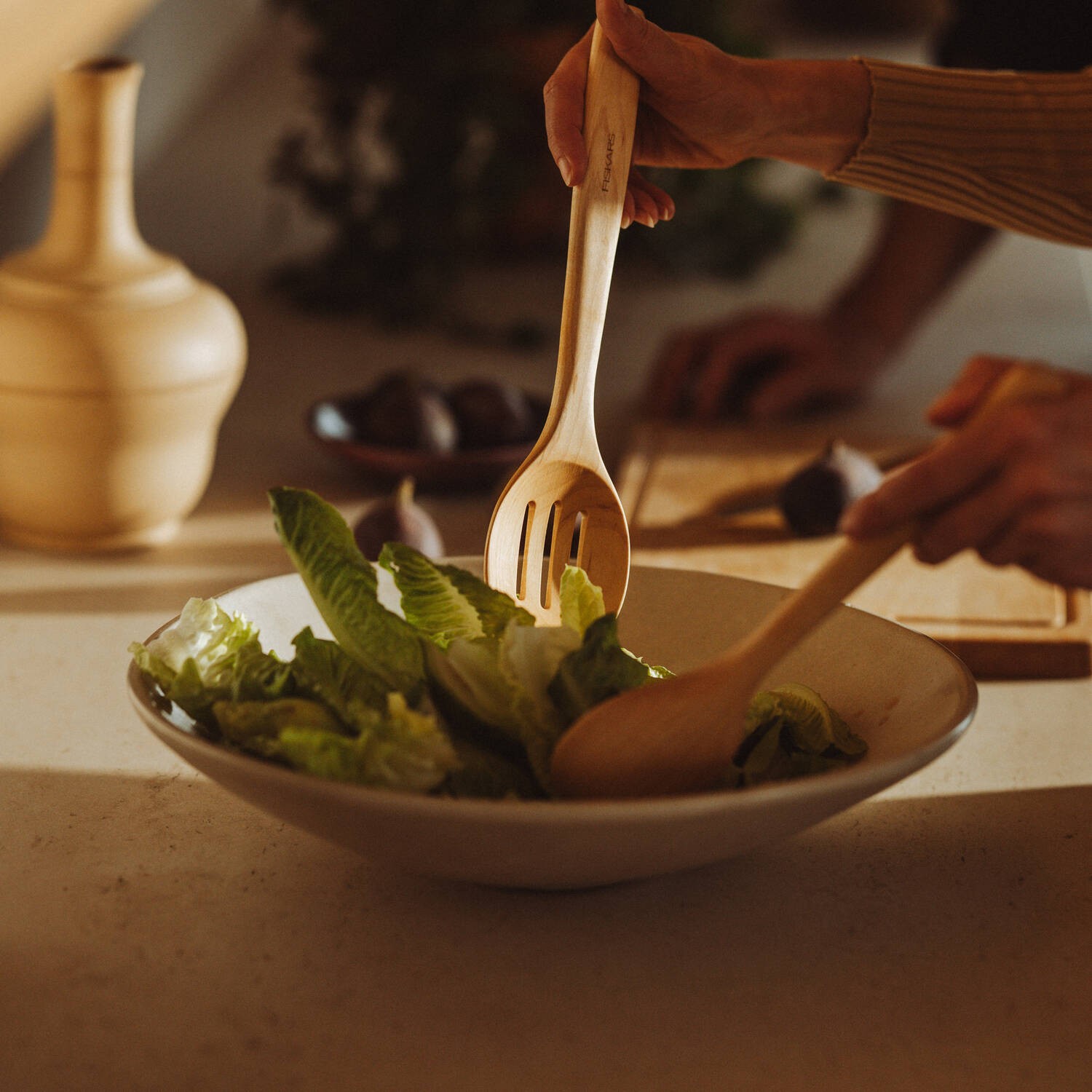 Folken medinis šaukštas su grioveliais - Image 6