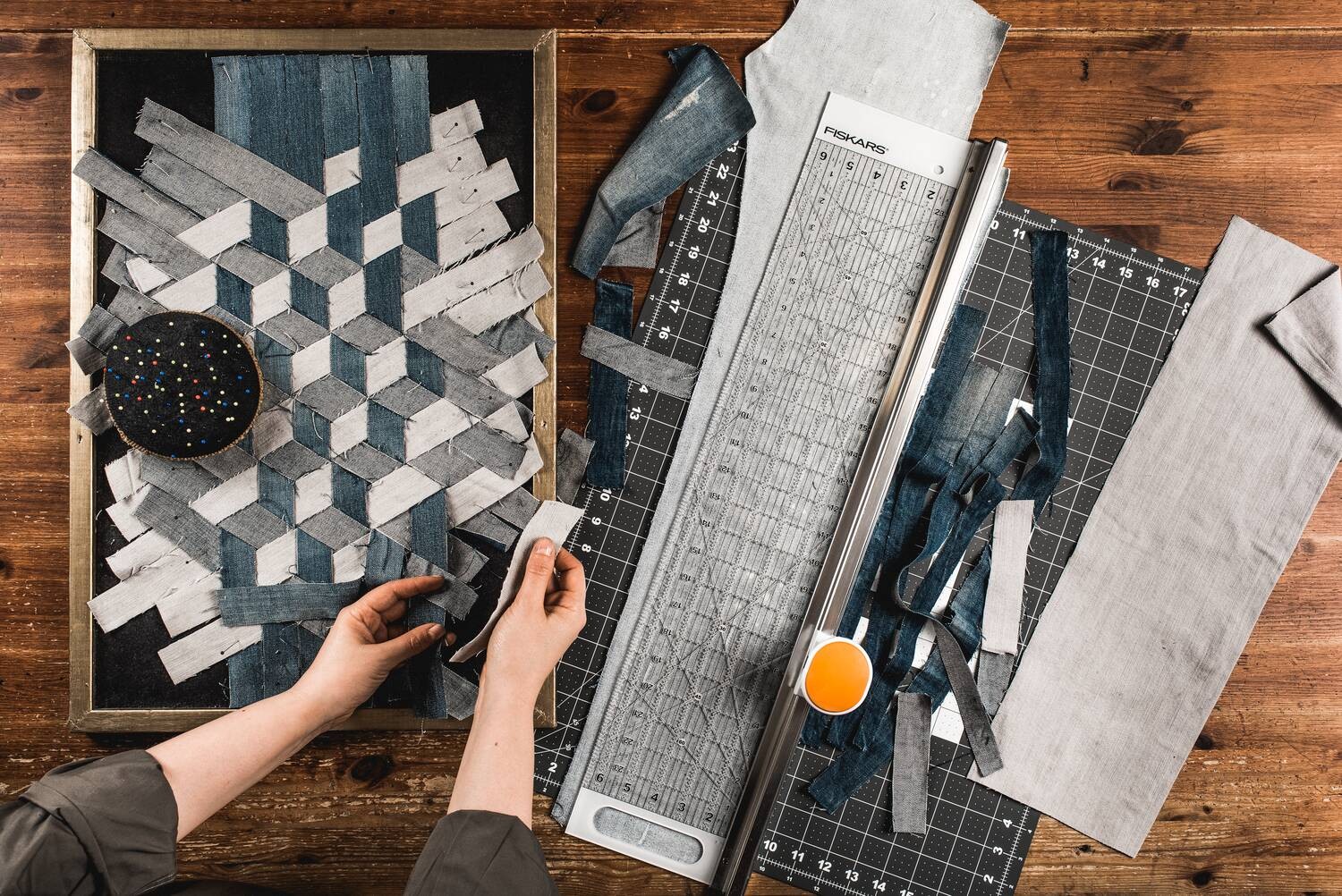 Craft Combo besisukanti pjaustyklė su liniuote 15x61 cm - Image 3