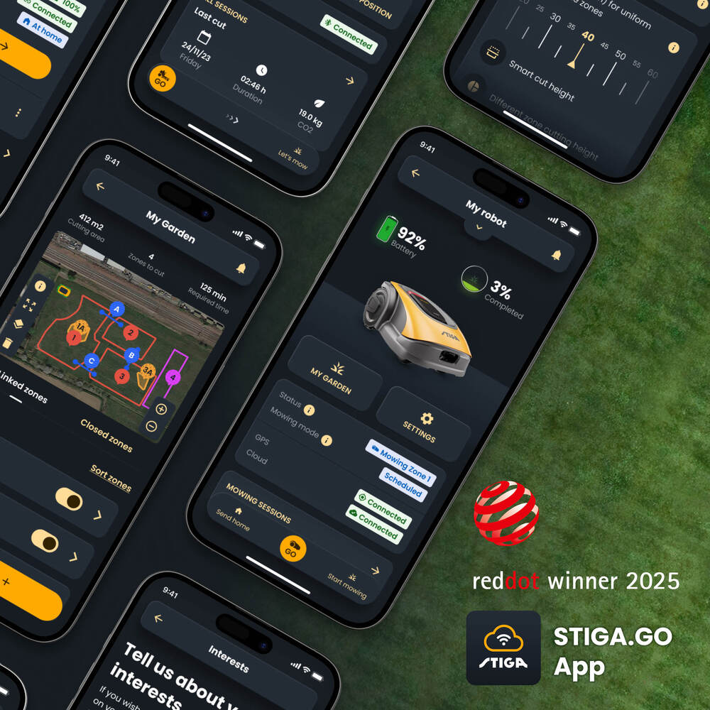 Robotas vejapjovė Stiga A 3000 (bevielis, Iki 45 arų) - Image 4