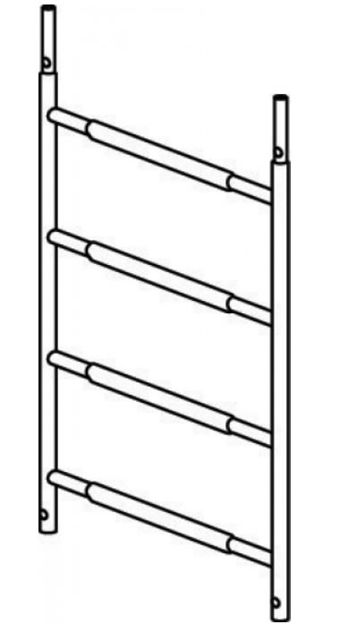 4 pakopų rėmo dalis SC 40, Hymer