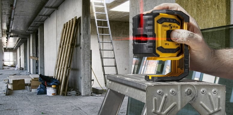 Kryžminis lazerinis nivelyras LAX 300, raudonas, Stabila - Image 3