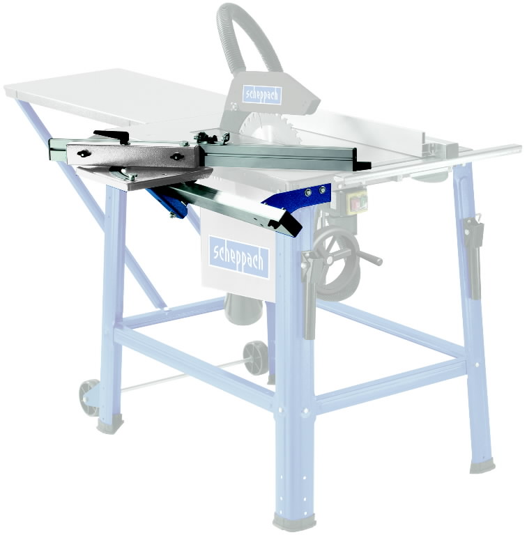 Kreipiančioji liniuotė su pastūma, Scheppach