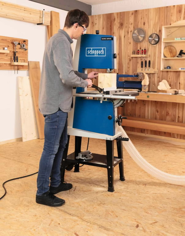 Juostinės pjovimo staklės Basa3V + stovas 230V, Scheppach - Image 8