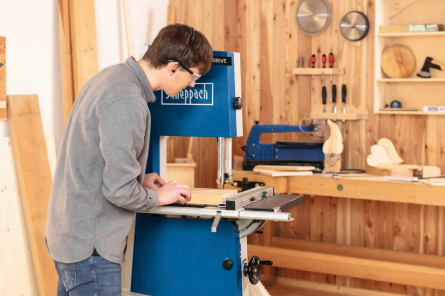 Juostinės pjovimo staklės BASA3V 400V, Scheppach - Image 3