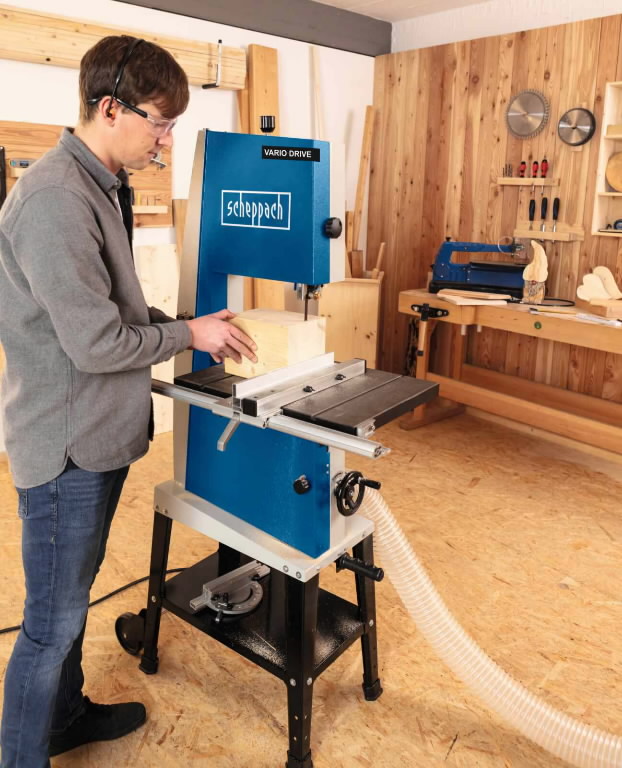 Juostinės pjovimo staklės BASA3V 400V, Scheppach - Image 4