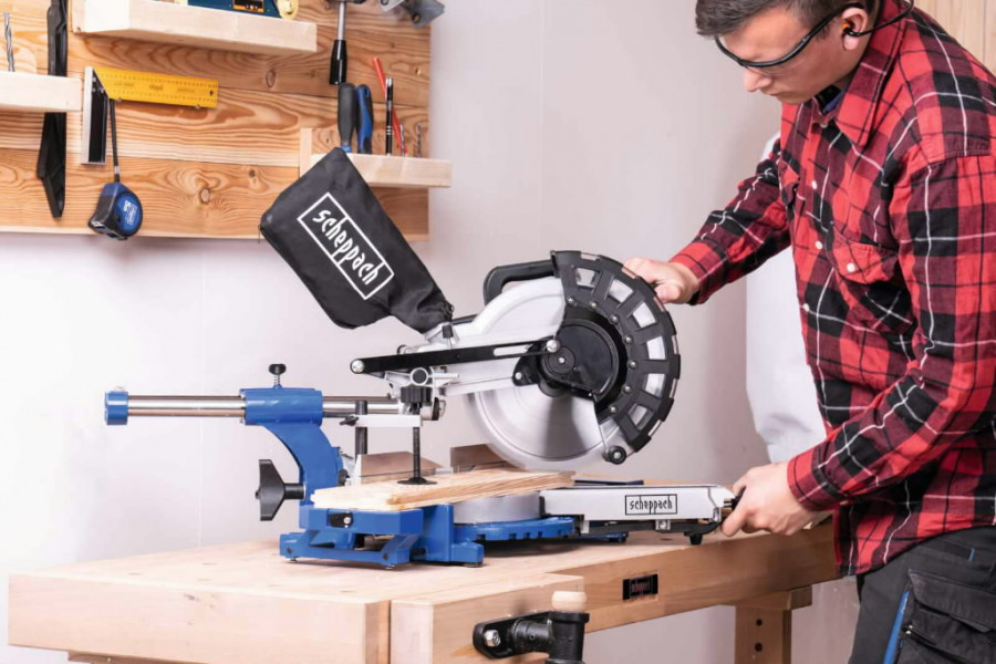 Skersinio pjovimo staklės HM254 + papildomas diskas, Scheppach - Image 6