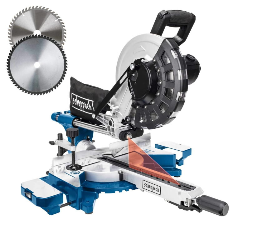 Skersinio pjovimo staklės HM254 + papildomas diskas, Scheppach