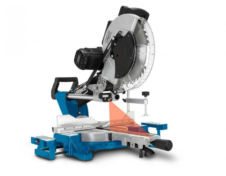 Skersinio pjovimo staklės HM140L + papildomas pjovimo diskas, Scheppach - Image 6