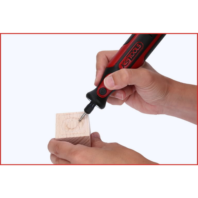 Akum. tiesinis šlifuoklis eMonster, 50 vnt., KS Tools