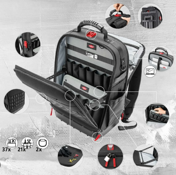 Krepšys įrankiams "Modular X18" tuščias, Knipex - Image 3