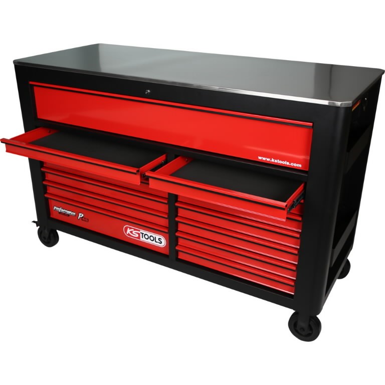 Performanceplus workshop tool trolley set P45 with 950 tools, KS Tools - Image 3