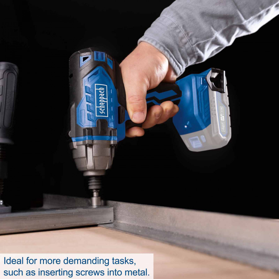 Akumuliatorinis smūginis suktuvas C-ID180-X 20V, korpusas, Scheppach - Image 7