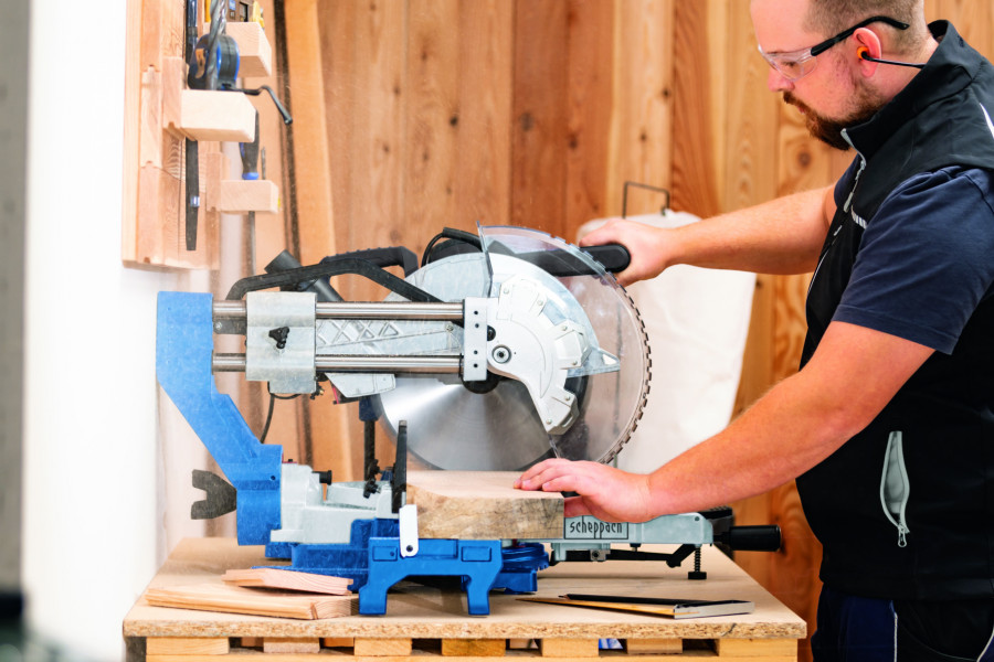 Skersinio pjovimo staklės HM305SL, Scheppach - Image 3