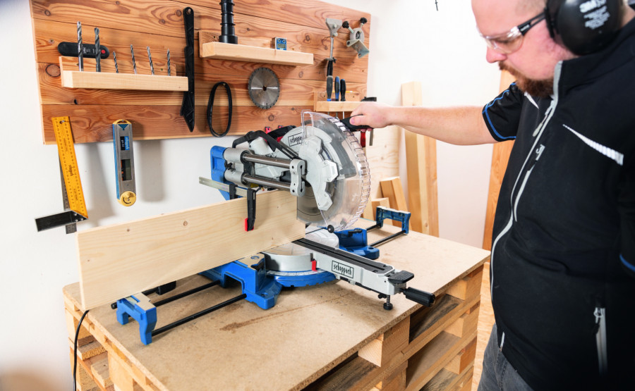 Skersinio pjovimo staklės HM305SL, Scheppach - Image 5