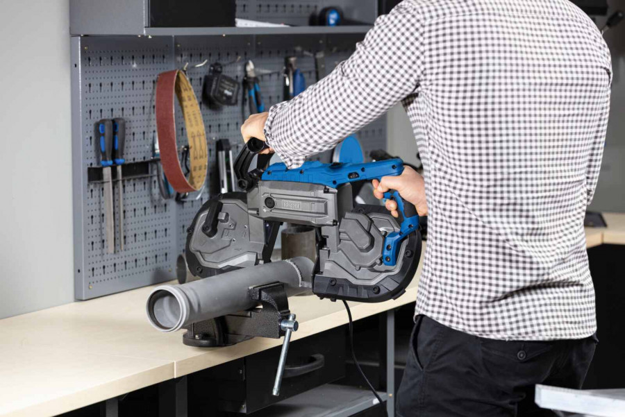 Juostinis metalo pjūklas MBS1200xt, Scheppach - Image 5