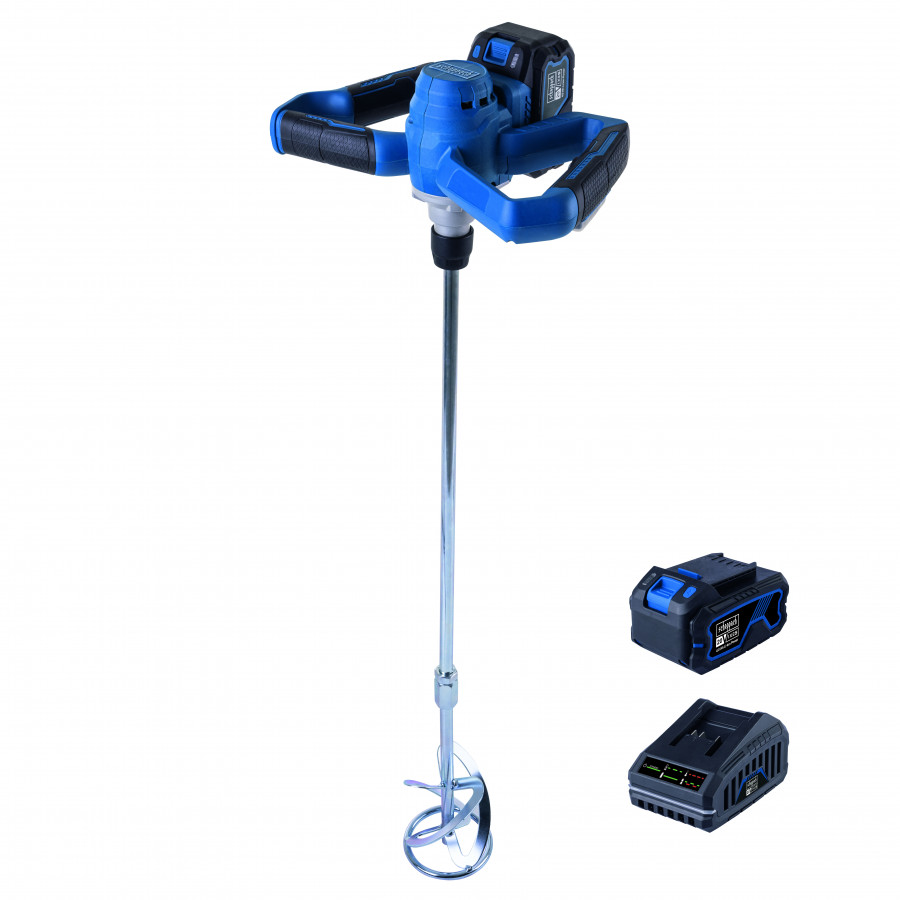 Belaidis dažų ir skiedinio maišytuvas BC-PMX100-X-SET L, Scheppach