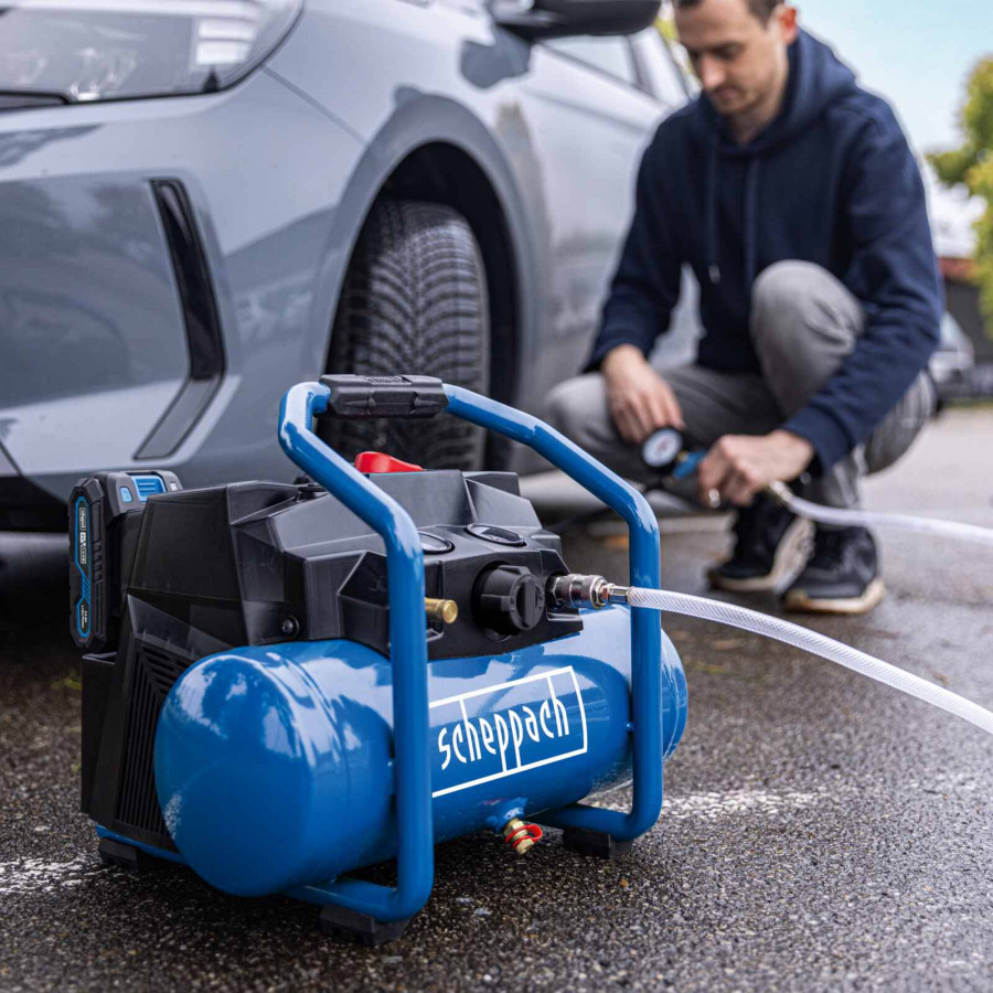 Akum. kompresorius C-ACT160/6-X Set 2.5, Scheppach - Image 4