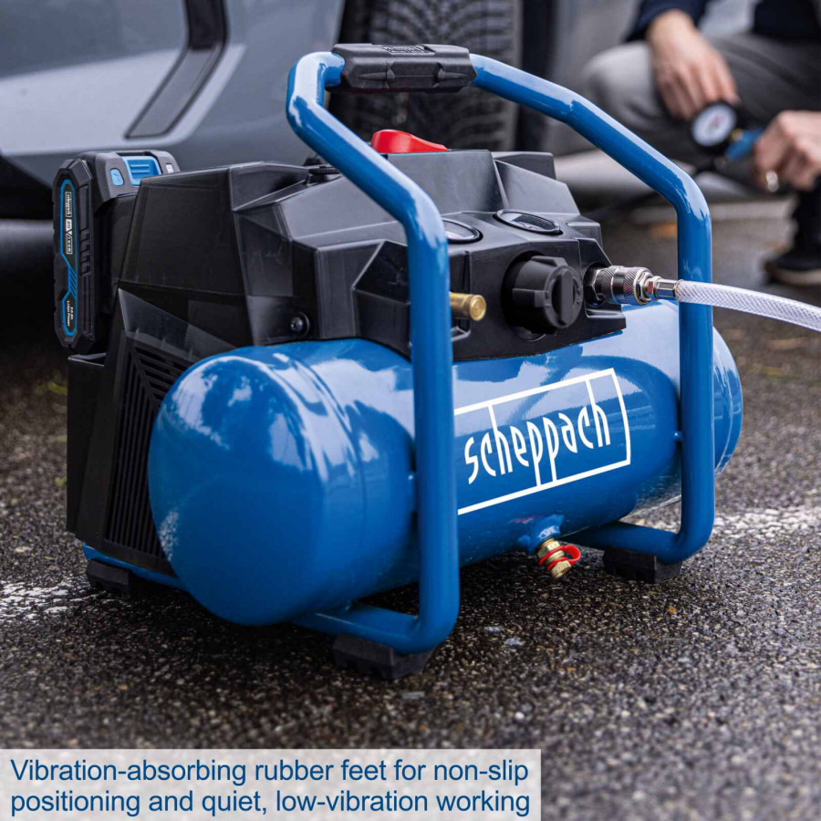 Akum. kompresorius C-ACT160/6-X Set 2.5, Scheppach - Image 6