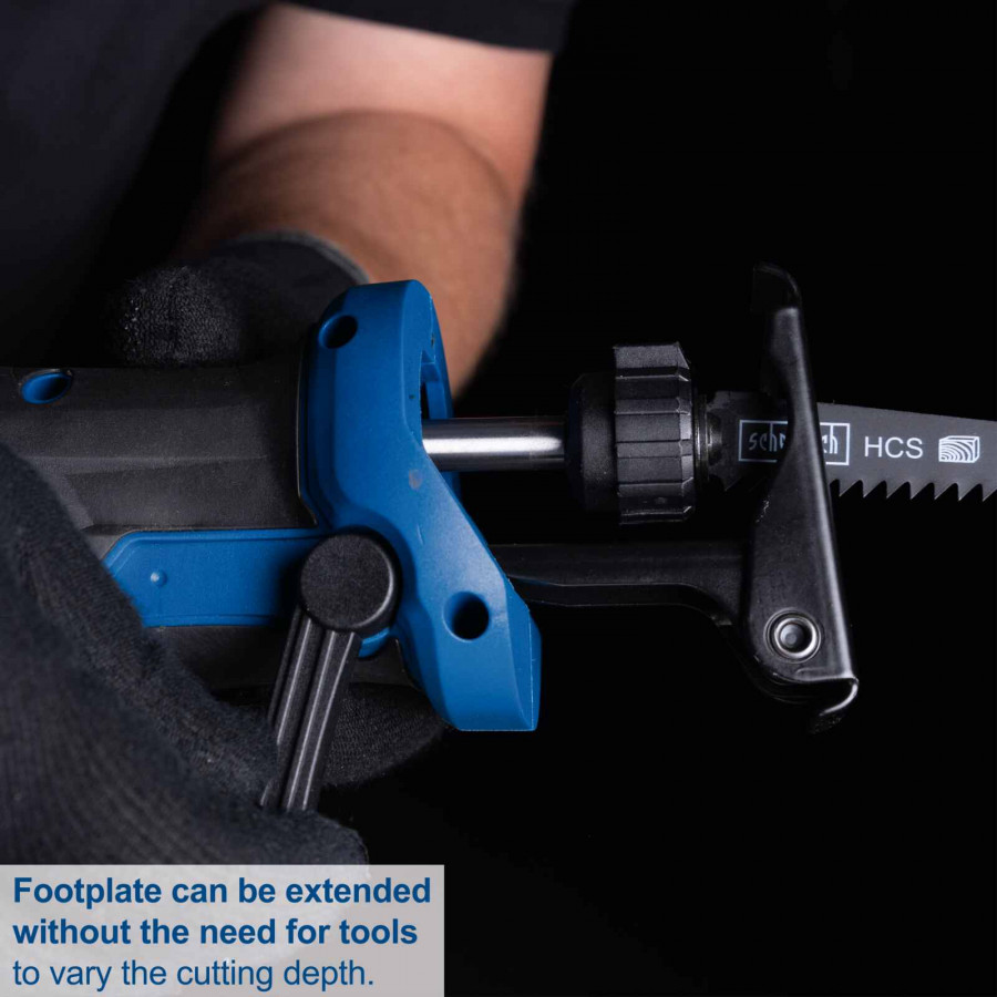 Akumuliatorinis tiesinis pjūklas BC-RS250-X 20V, korpusas, Scheppach - Image 5