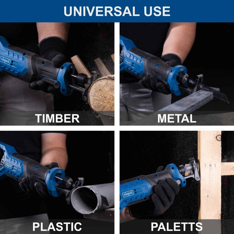 Akumuliatorinis tiesinis pjūklas BC-RS250-X 20V, korpusas, Scheppach