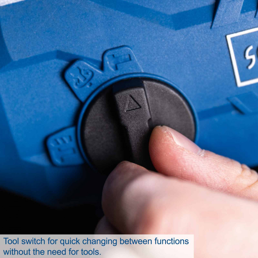 Akumuliatorinis perforatorius BC-RHD230-X 20V, korpusas, Scheppach - Image 6