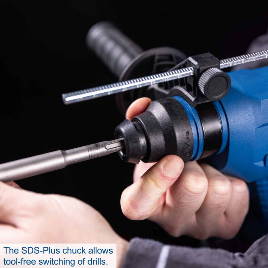 Akumuliatorinis perforatorius BC-RHD230-X 20V, korpusas, Scheppach - Image 7