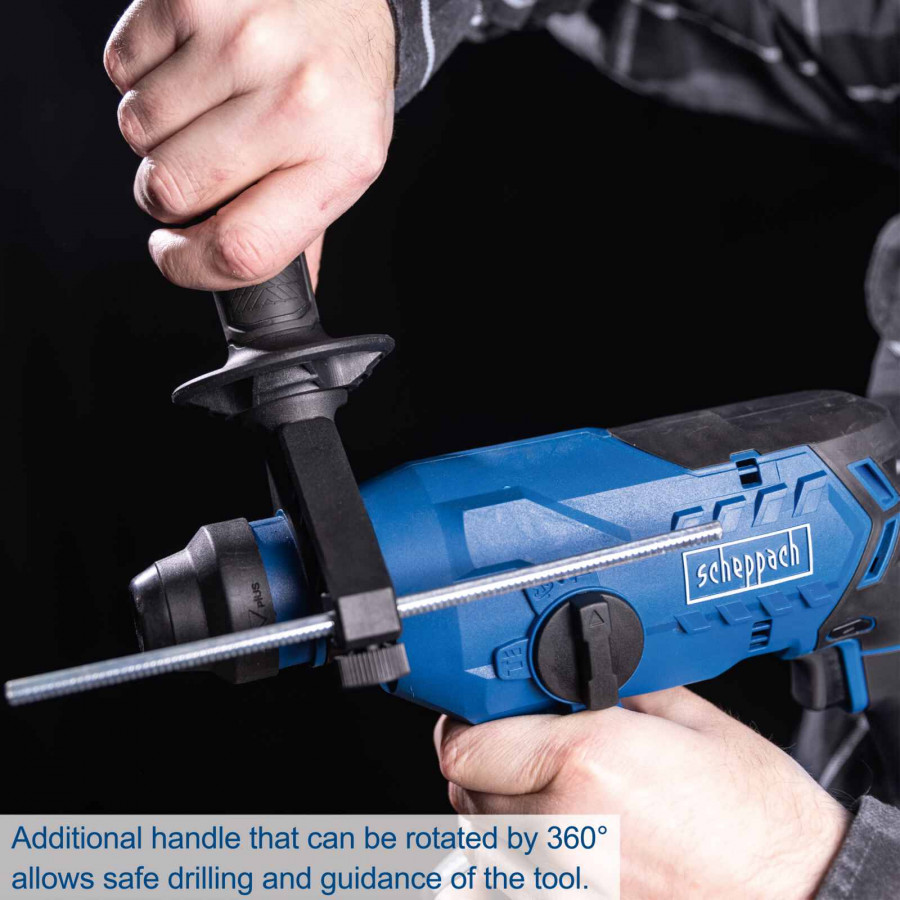 Akumuliatorinis perforatorius BC-RHD230-X 20V, korpusas, Scheppach - Image 8