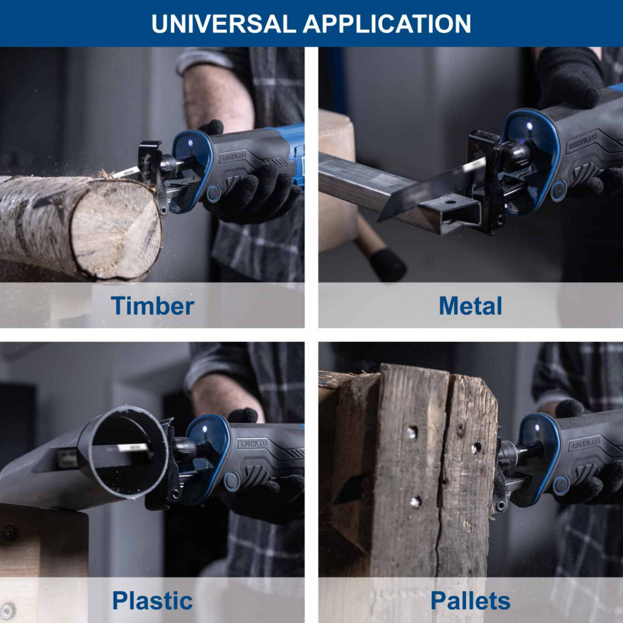 Akumuliatorinis tiesinis pjūklas BC-RS280-X, set S, Scheppach - Image 4