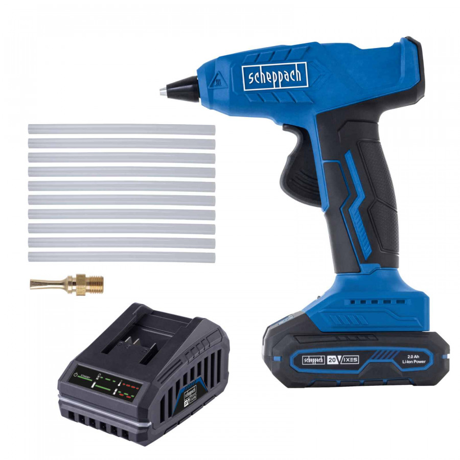 Klijų pistoleto C-HGG170-X – SET S, Scheppach - Image 2