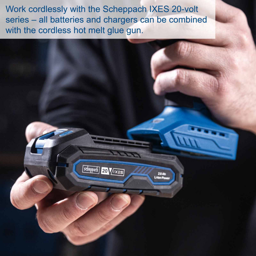 Klijų pistoleto C-HGG170-X – SET S, Scheppach - Image 4