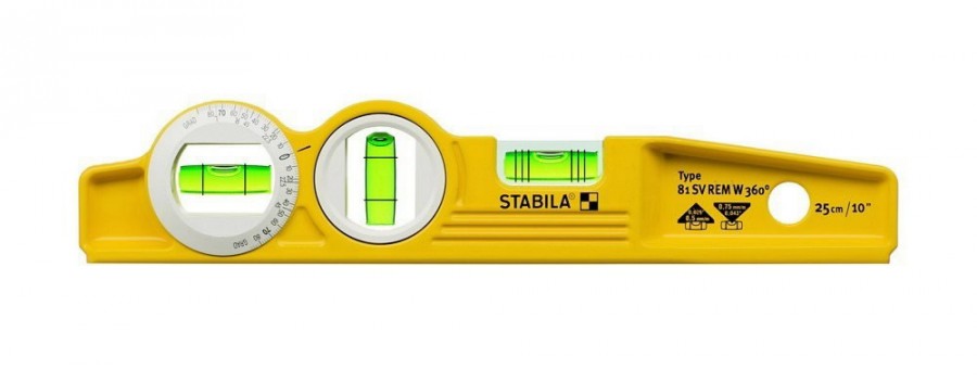 Gulsčiukas magnetinis 81 SV REM W360, Stabila
